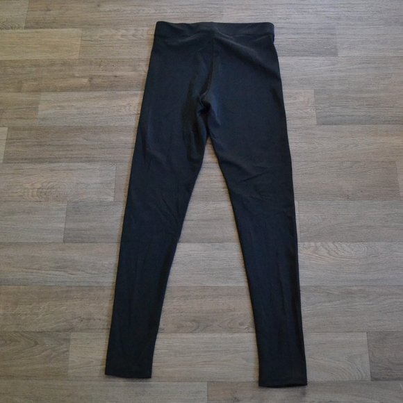 Pink Victoria's Secret Faux Silk Leather Black Pant Size Small - Picture 5 of 7